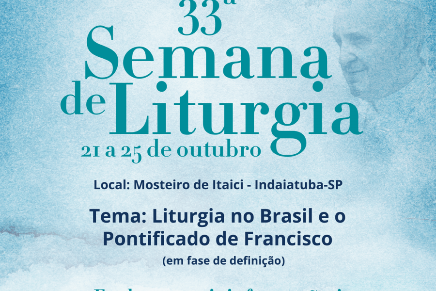33.ª SEMANA DE LITURGIA EM 2019