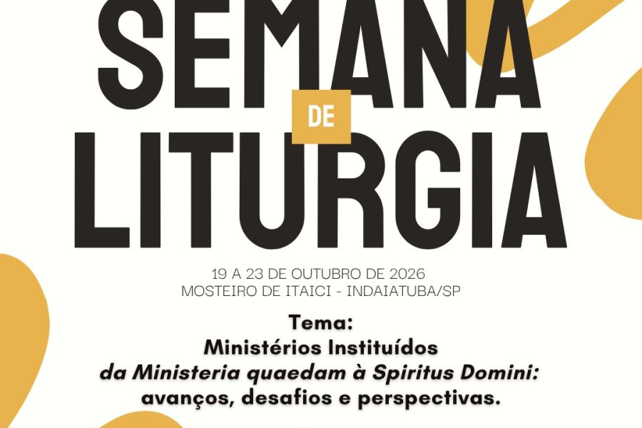 38ª Semana de Liturgia – 19 a 23 de outubro de 2026